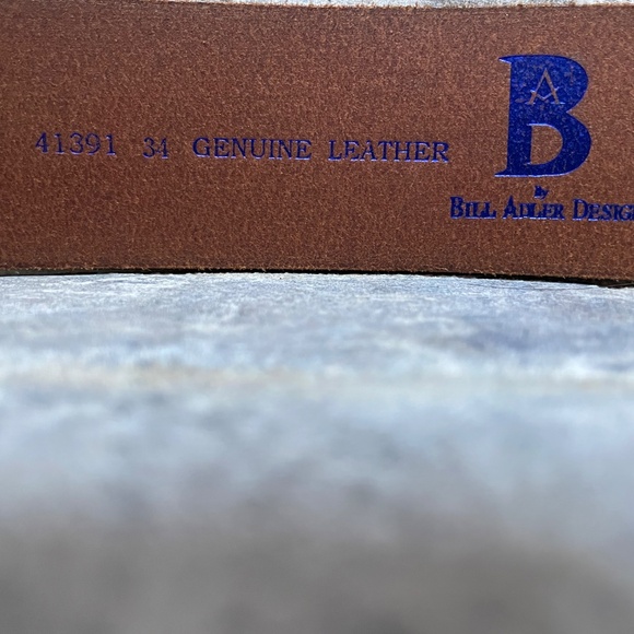 ❤️ BILL ADLER LEATHER BELT - Picture 7 of 12